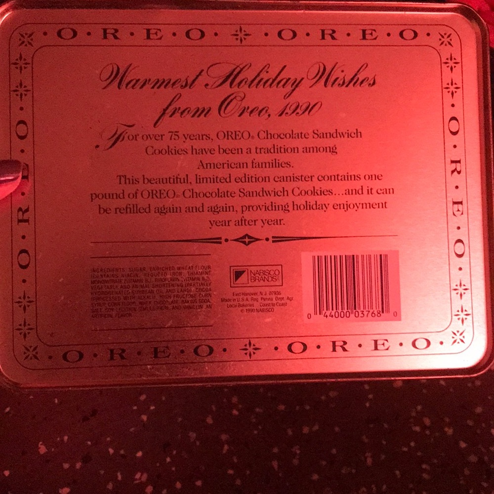 Vintage oreo tin - Picture 4 of 4